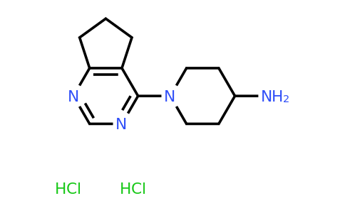 CAS 1384429-19-9 | 1-{5H,6H,7H-cyclopenta[d]pyrimidin-4-yl}piperidin-4-amine dihydrochloride