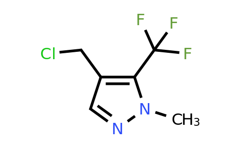 CAS 1384429-36-0 | 4-(chloromethyl)-1-methyl-5-(trifluoromethyl)-1H-pyrazole