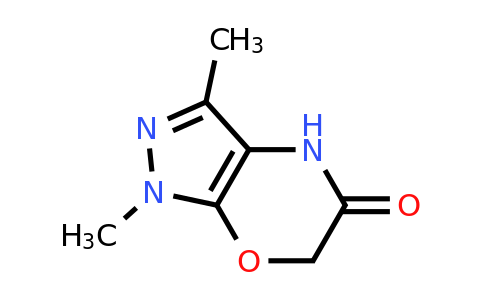 CAS 1384429-41-7 | 1,3-dimethyl-1H,4H,5H,6H-pyrazolo[3,4-b][1,4]oxazin-5-one