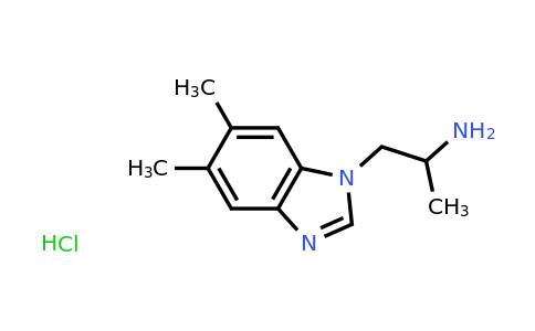 CAS 1384429-46-2 | 1-(5,6-dimethyl-1H-1,3-benzodiazol-1-yl)propan-2-amine hydrochloride