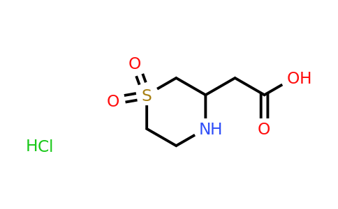 CAS 1384429-47-3 | 2-(1,1-dioxo-1lambda6-thiomorpholin-3-yl)acetic acid hydrochloride