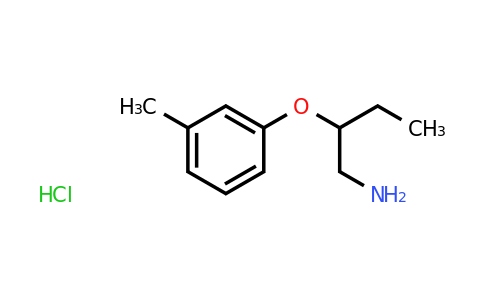 CAS 1384429-76-8 | 2-(3-methylphenoxy)butan-1-amine hydrochloride