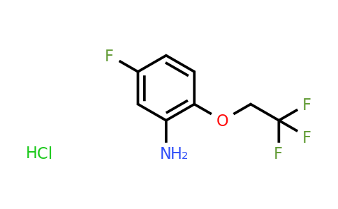 CAS 1384429-77-9 | 5-fluoro-2-(2,2,2-trifluoroethoxy)aniline hydrochloride