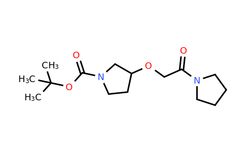 CAS 1384429-94-0 | tert-butyl 3-[2-oxo-2-(pyrrolidin-1-yl)ethoxy]pyrrolidine-1-carboxylate