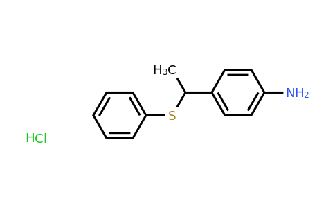 CAS 1384430-01-6 | 4-[1-(phenylsulfanyl)ethyl]aniline hydrochloride