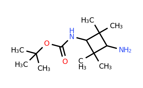 CAS 1384430-15-2 | tert-butyl N-(3-amino-2,2,4,4-tetramethylcyclobutyl)carbamate