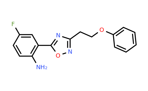 CAS 1384430-20-9 | 4-fluoro-2-[3-(2-phenoxyethyl)-1,2,4-oxadiazol-5-yl]aniline