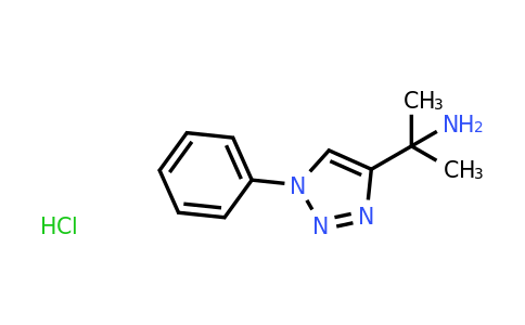CAS 1384430-24-3 | 2-(1-phenyl-1H-1,2,3-triazol-4-yl)propan-2-amine hydrochloride
