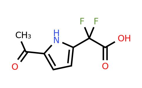 CAS 1384430-39-0 | 2-(5-acetyl-1H-pyrrol-2-yl)-2,2-difluoroacetic acid