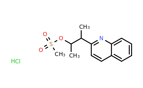 CAS 1384430-47-0 | 3-(Quinolin-2-yl)butan-2-yl methanesulfonate hydrochloride