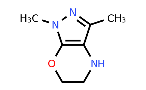CAS 1384430-50-5 | 1,3-dimethyl-1H,4H,5H,6H-pyrazolo[3,4-b][1,4]oxazine