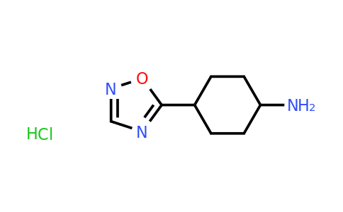 CAS 1384430-51-6 | 4-(1,2,4-oxadiazol-5-yl)cyclohexan-1-amine hydrochloride