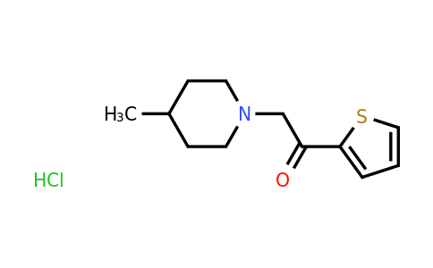 CAS 1384430-55-0 | 2-(4-methylpiperidin-1-yl)-1-(thiophen-2-yl)ethan-1-one hydrochloride