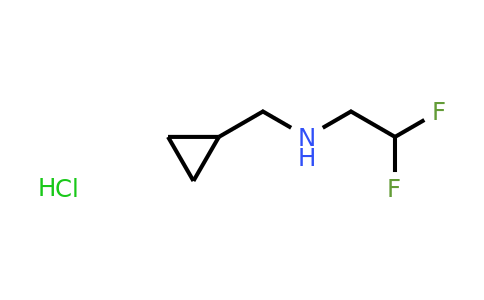CAS 1384430-62-9 | (cyclopropylmethyl)(2,2-difluoroethyl)amine hydrochloride