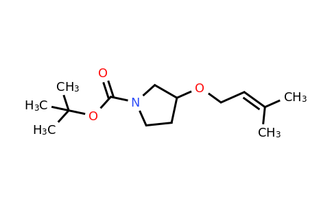 CAS 1384430-66-3 | tert-butyl 3-[(3-methylbut-2-en-1-yl)oxy]pyrrolidine-1-carboxylate