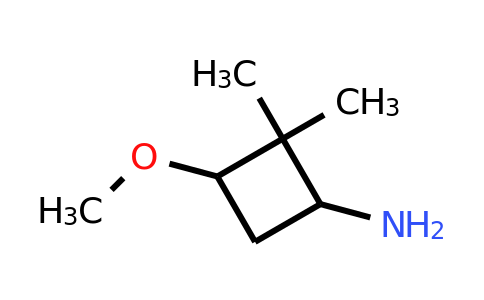 CAS 1384430-73-2 | 3-methoxy-2,2-dimethylcyclobutan-1-amine