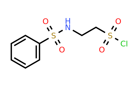 CAS 1384430-74-3 | 2-benzenesulfonamidoethane-1-sulfonyl chloride