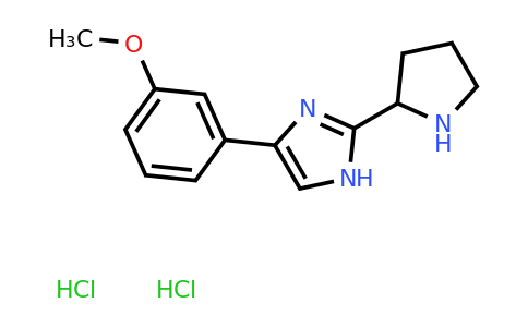 CAS 1384430-80-1 | 4-(3-methoxyphenyl)-2-(pyrrolidin-2-yl)-1H-imidazole dihydrochloride