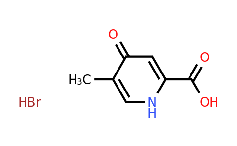 CAS 1384430-93-6 | 5-methyl-4-oxo-1,4-dihydropyridine-2-carboxylic acid hydrobromide