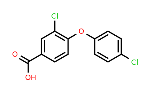 CAS 1384431-04-2 | 3-chloro-4-(4-chlorophenoxy)benzoic acid