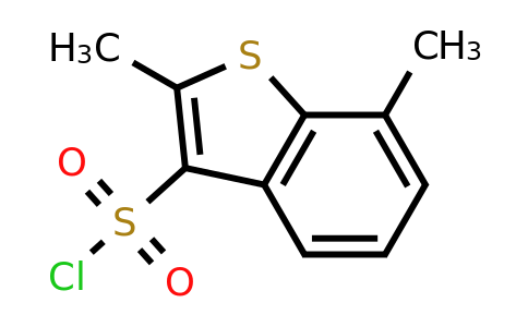 CAS 1384431-09-7 | 2,7-dimethyl-1-benzothiophene-3-sulfonyl chloride