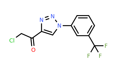 CAS 1384431-14-4 | 2-chloro-1-{1-[3-(trifluoromethyl)phenyl]-1H-1,2,3-triazol-4-yl}ethan-1-one