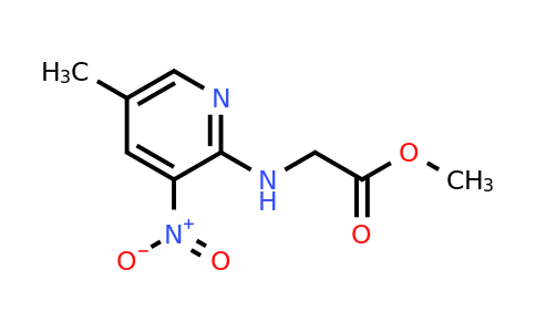 CAS 1384431-31-5 | methyl 2-[(5-methyl-3-nitropyridin-2-yl)amino]acetate