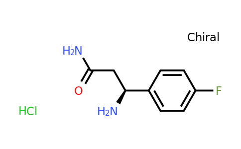CAS 1384435-44-2 | (3S)-3-amino-3-(4-fluorophenyl)propanamide hydrochloride