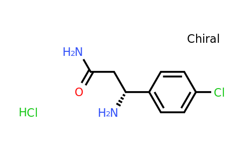 CAS 1384435-45-3 | (3R)-3-amino-3-(4-chlorophenyl)propanamide hydrochloride