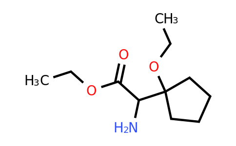 CAS 1384534-62-6 | ethyl 2-amino-2-(1-ethoxycyclopentyl)acetate