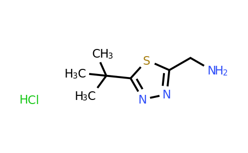 CAS 1384650-22-9 | (5-tert-butyl-1,3,4-thiadiazol-2-yl)methanamine hydrochloride