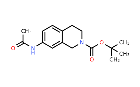 CAS 1384672-04-1 | tert-butyl 7-acetamido-1,2,3,4-tetrahydroisoquinoline-2-carboxylate
