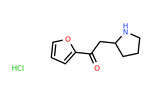 CAS 1384676-69-0 | 1-(furan-2-yl)-2-(pyrrolidin-2-yl)ethan-1-one hydrochloride