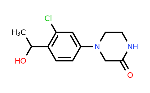 CAS 1384680-90-3 | 4-[3-chloro-4-(1-hydroxyethyl)phenyl]piperazin-2-one