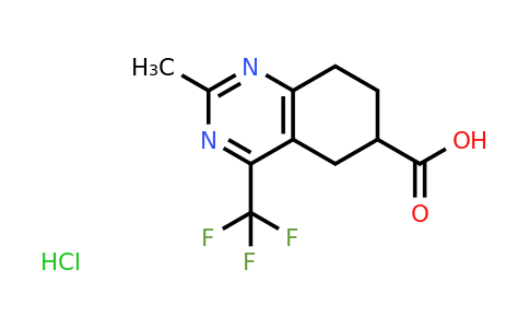 2-methyl-4-(trifluoromethyl)-5,6,7,8-tetrahydroquinazoline-6-carboxylic acid hydrochloride