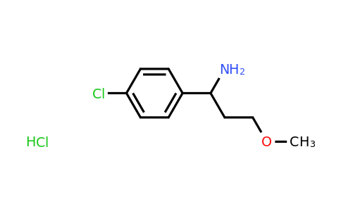 CAS 1384744-47-1 | 1-(4-chlorophenyl)-3-methoxypropan-1-amine hydrochloride