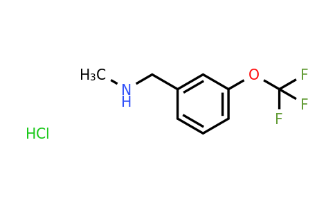 CAS 1384813-94-8 | methyl({[3-(trifluoromethoxy)phenyl]methyl})amine hydrochloride