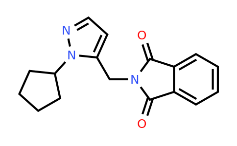 CAS 1384856-35-2 | 2-((1-Cyclopentyl-1H-pyrazol-5-yl)methyl)isoindoline-1,3-dione