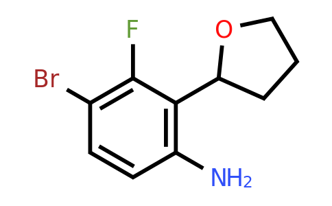 CAS 1384984-25-1 | 4-bromo-3-fluoro-2-(oxolan-2-yl)aniline
