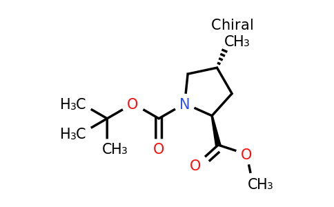 CAS 138512-74-0 | 1-tert-butyl 2-methyl (2S,4R)-4-methylpyrrolidine-1,2-dicarboxylate