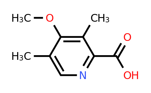 CAS 138569-60-5 | 4-Methoxy-3,5-dimethyl-2-pyridinecarboxylic acid