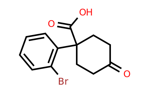 CAS 1385694-47-2 | 1-(2-bromophenyl)-4-oxocyclohexane-1-carboxylic acid