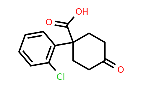CAS 1385694-61-0 | 1-(2-chlorophenyl)-4-oxocyclohexane-1-carboxylic acid