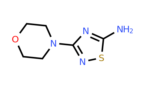 CAS 138588-29-1 | 3-(morpholin-4-yl)-1,2,4-thiadiazol-5-amine