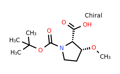 CAS 1386457-97-1 | (2S,3R)-1-[(tert-butoxy)carbonyl]-3-methoxypyrrolidine-2-carboxylic acid