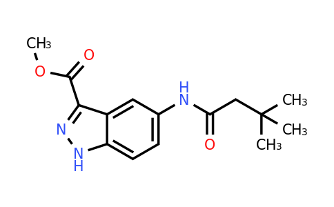 CAS 1386796-57-1 | methyl 5-(3,3-dimethylbutanamido)-1H-indazole-3-carboxylate