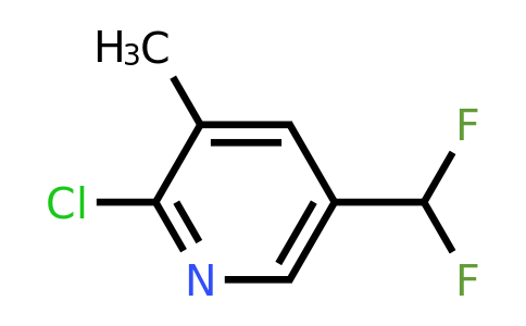 CAS 1386986-17-9 | 2-Chloro-5-(difluoromethyl)-3-methylpyridine