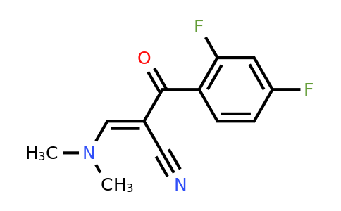 CAS 138716-60-6 | (E)-2-(2,4-difluorobenzoyl)-3-(dimethylamino)acrylonitrile
