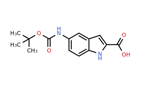 CAS 138730-81-1 | 5-(Boc-amino)-1H-indole-2-carboxylic acid