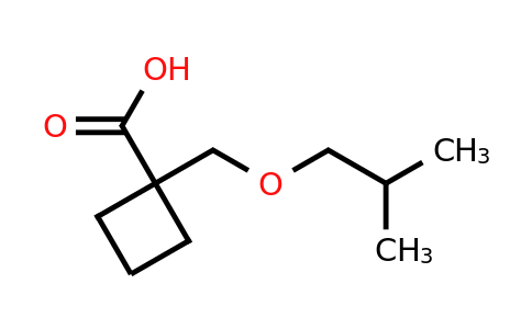 CAS 1387557-42-7 | 1-[(2-methylpropoxy)methyl]cyclobutane-1-carboxylic acid